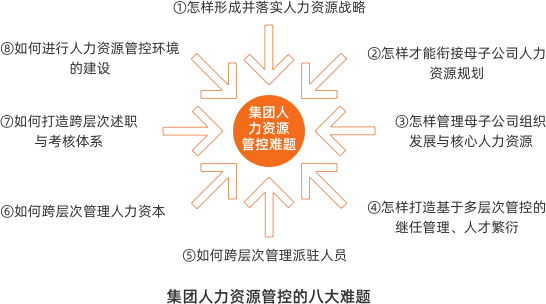 集团人力资源管控的八大难题 集团人力资源管控的八大难题