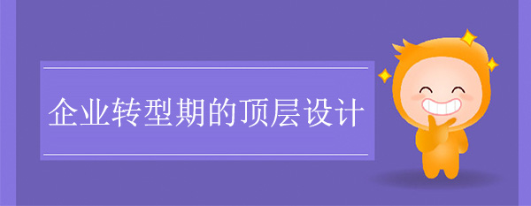 开云app登录入口转型期的顶层设计
